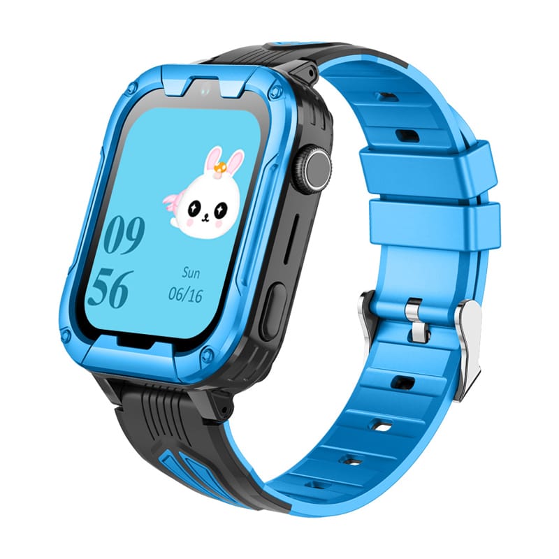 Smartwatch Copii Junior Gadget Safe Watch 34 PRO cu GPS, TripleSafe™, Big Screen 1.83inch, Telefon, WhatsApp, Cameră, Protecție la apă, Albastru