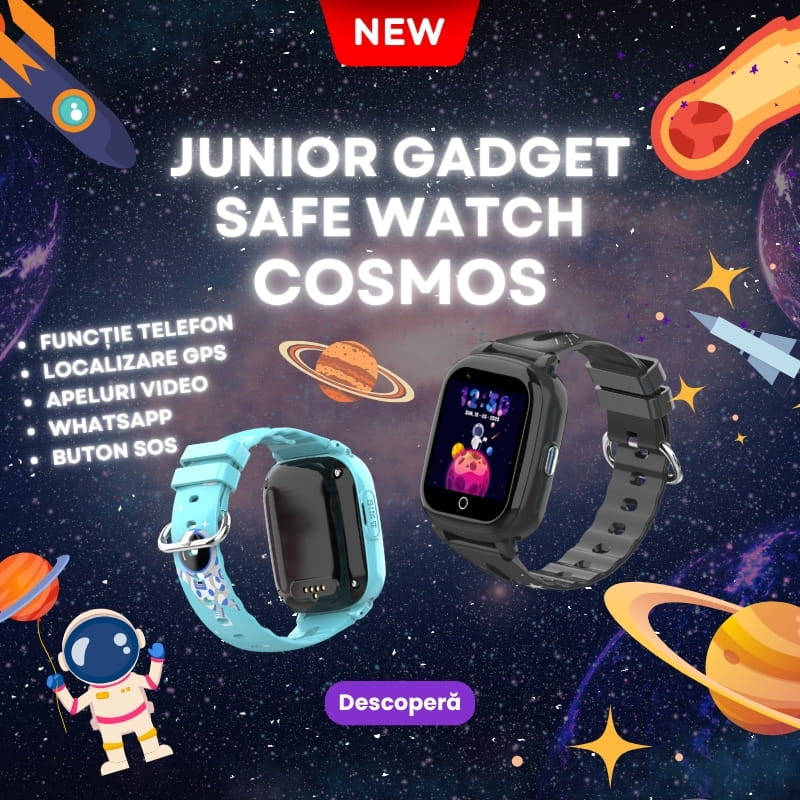 ceas pentru copii cu gps model nou Junior Gadget Cosmos mobil 4